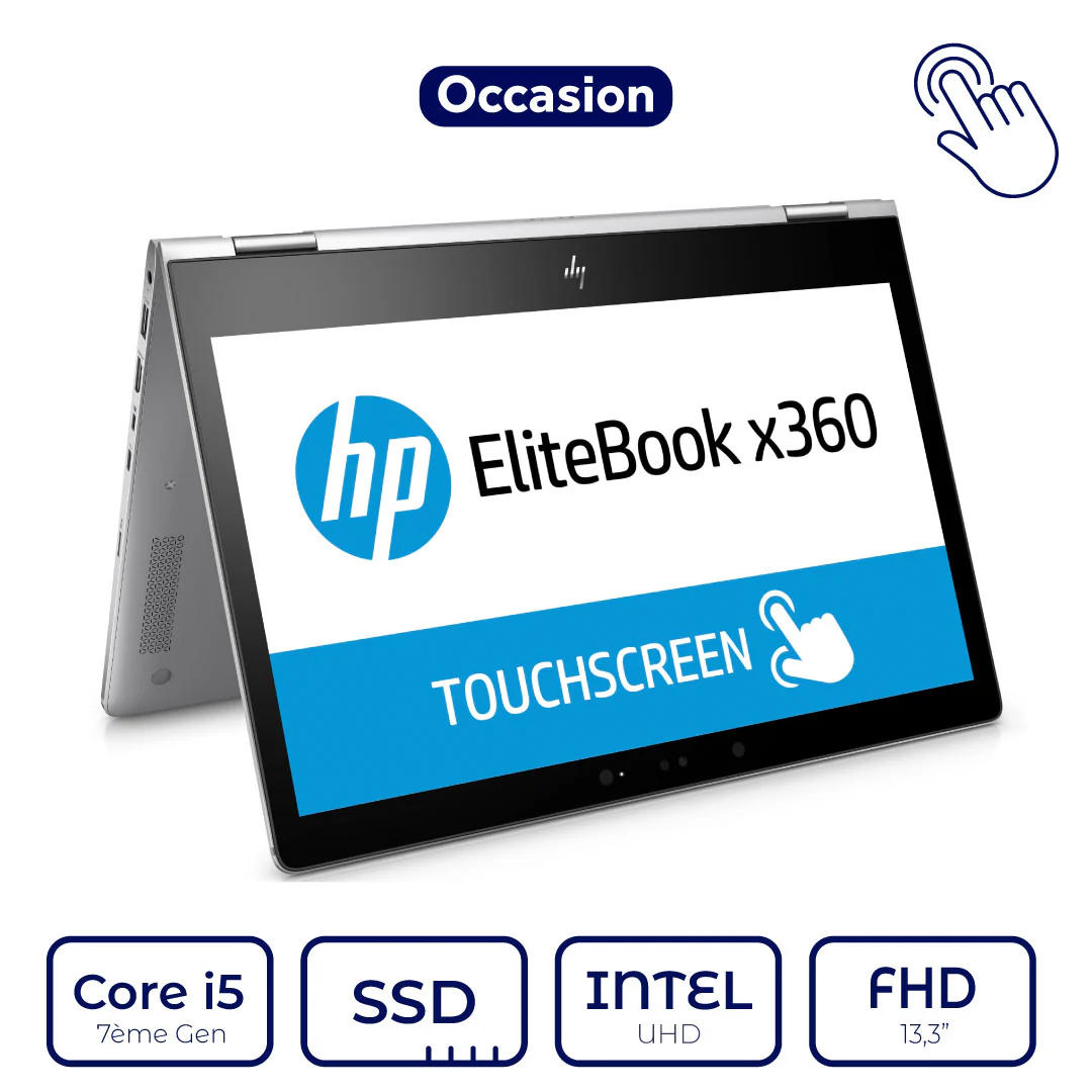HP EliteBook X360 1030 G2 Intel Core i5 7ème Gen 256 Go-8 GB